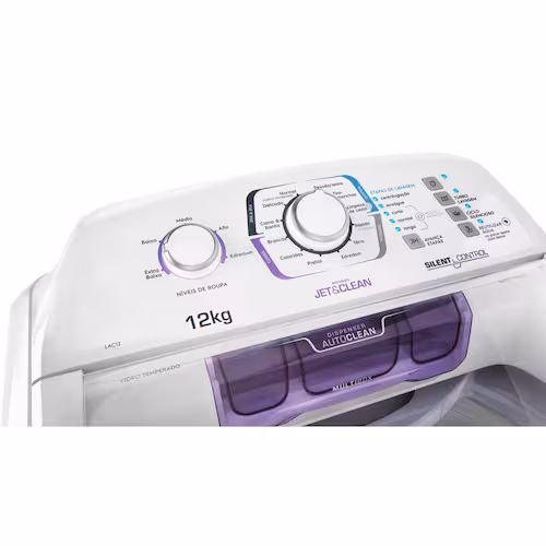 Lavadora de Roupas Electrolux LAC12 Branca com Turbo Economia, Silenciosa